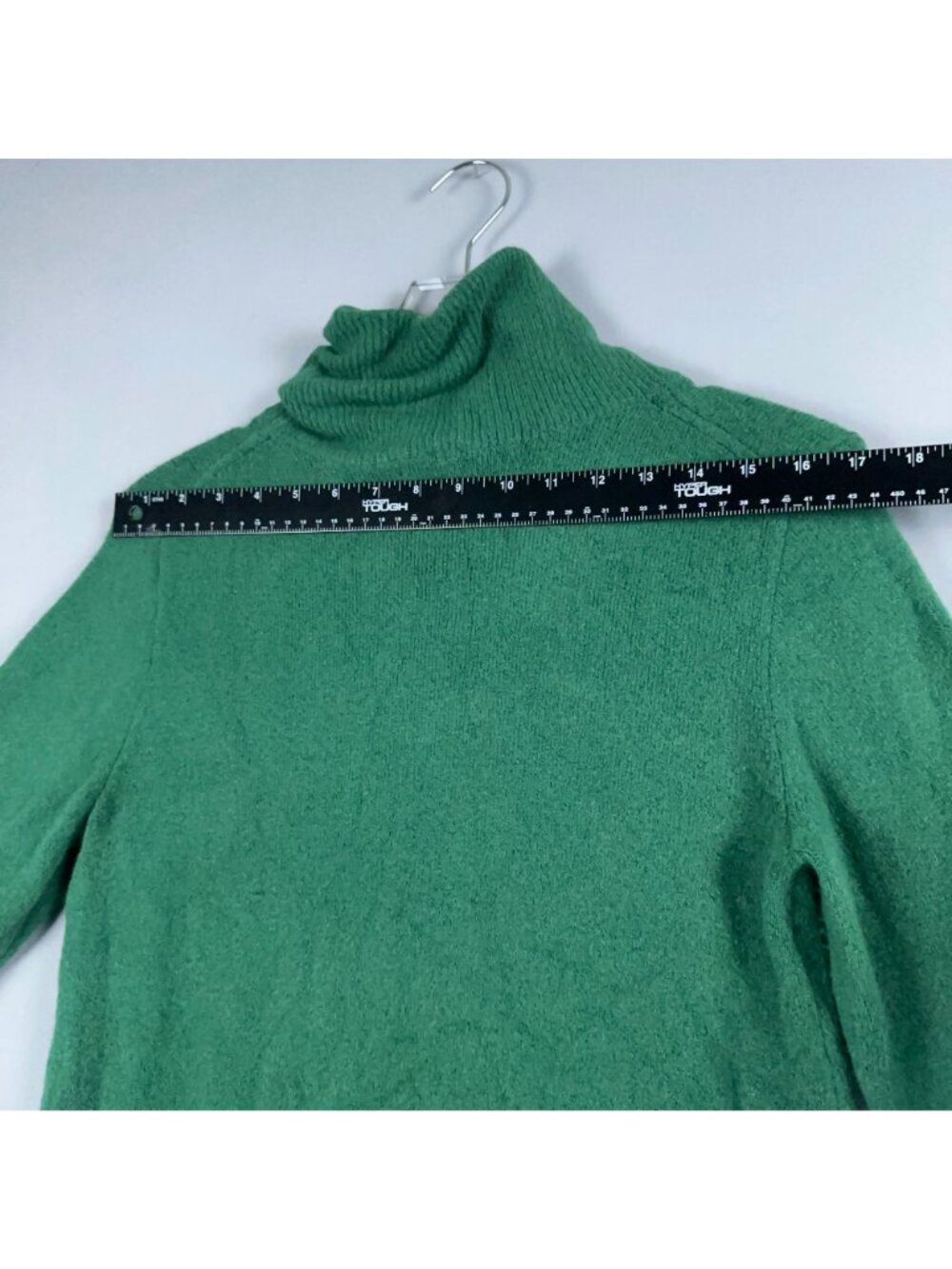 J.Crew Turtleneck Sweater Dress Size Small Green Smooth Soft Wool Blend Was $99 - Picture 12 of 14